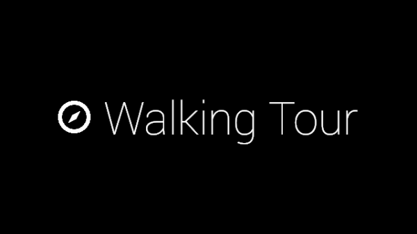 Google Glass Tour Guide Walking Tour